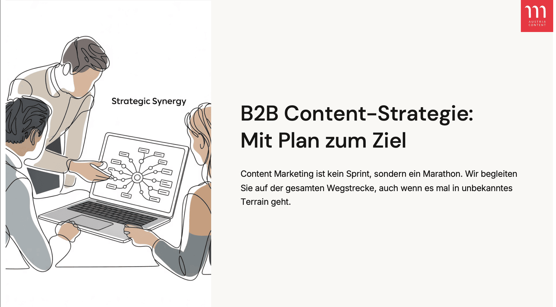 Content-Strategien: Menschen vor Bildschirm.