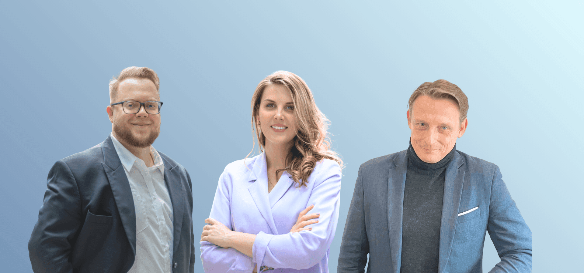 Kamil Czaplicki, Karolina Buczkowska und Martin Schwarz (AustriaContent)